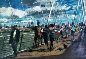 Bridge View to the City by Mark Pearson Artist