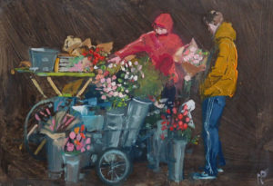 Flower Stall Camberwell by Mark Pearson Artist